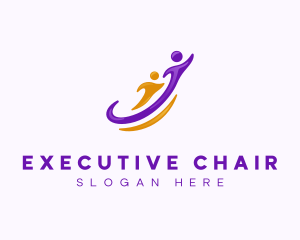 Chairman - Team Leader Guiding logo design