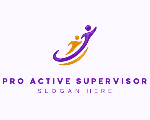 Supervisor - Team Leader Guiding logo design