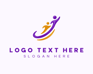 Management - Team Leader Guiding logo design