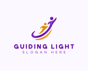 Team Leader Guiding logo design