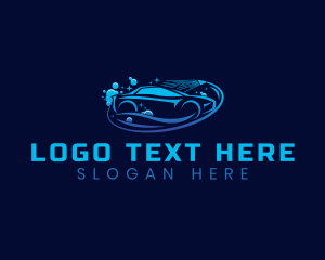 Clean - Automotive Car Wash logo design