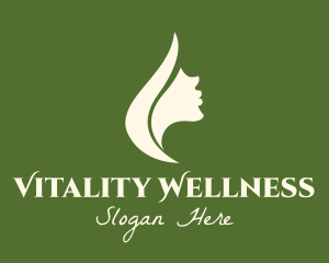 Wellness Salon Female logo design