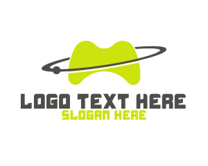 Computer Shop - Planet Game Console logo design