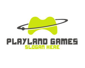 Games - Planet Game Console logo design