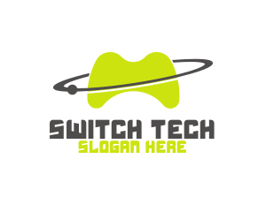 Switch - Planet Game Console logo design