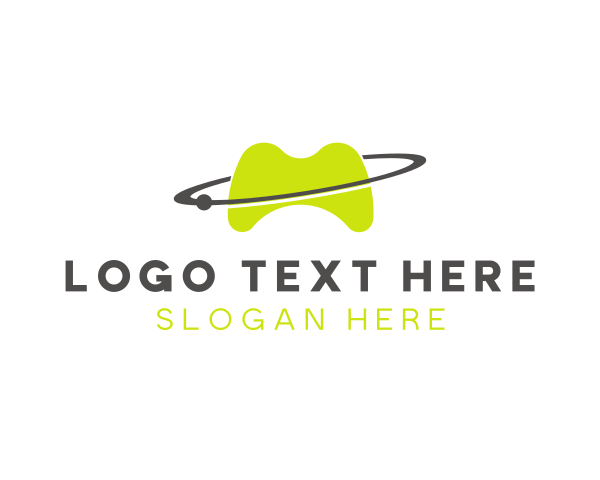 Computer Shop - Planet Game Console logo design