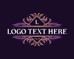 High End - Elegant Floral Boutique logo design