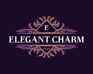 Elegant Floral Boutique logo design