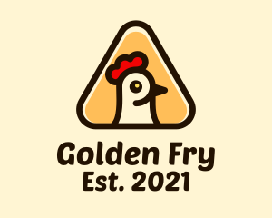 Chicken Triangle Restaurant logo design