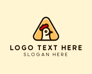 Cafeteria - Chicken Triangle Restaurant logo design