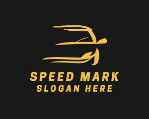 Yellow Fast Car logo design