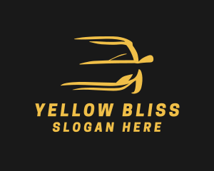 Yellow Fast Car logo design