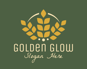 Golden - Wheat Golden Bakery logo design