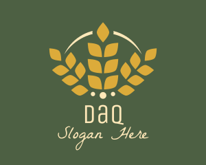 Organic - Wheat Golden Bakery logo design
