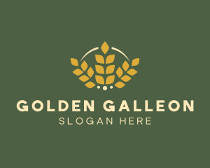 Wheat Golden Bakery logo design