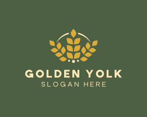 Wheat Golden Bakery logo design