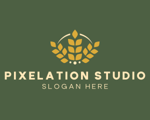 Wheat Golden Bakery logo design