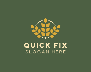 Wheat Golden Bakery logo design