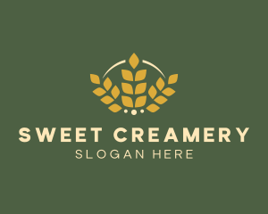 Wheat Golden Bakery logo design