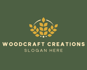 Wheat Golden Bakery logo design