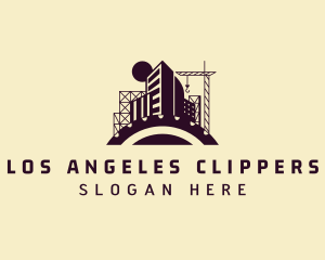 City Buildings Construction Logo