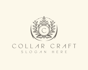 Floral Elegant Crest logo design