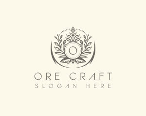 Floral Elegant Crest logo design