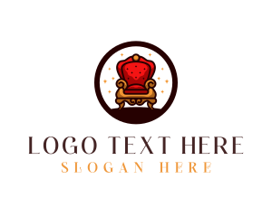 Couch - Deluxe Seat Upholstery logo design