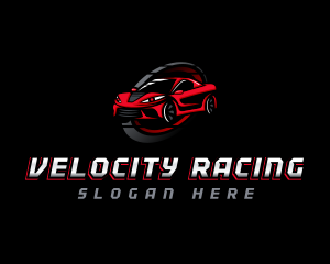 Automotive Race Car logo design