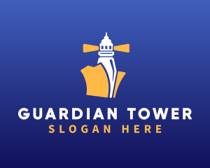 File Lighthouse Tower logo design