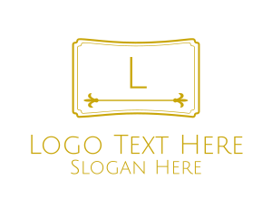 Luxurious Lettermark Brand Logo