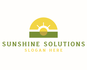 Sunlight - Sun Renewable Energy logo design
