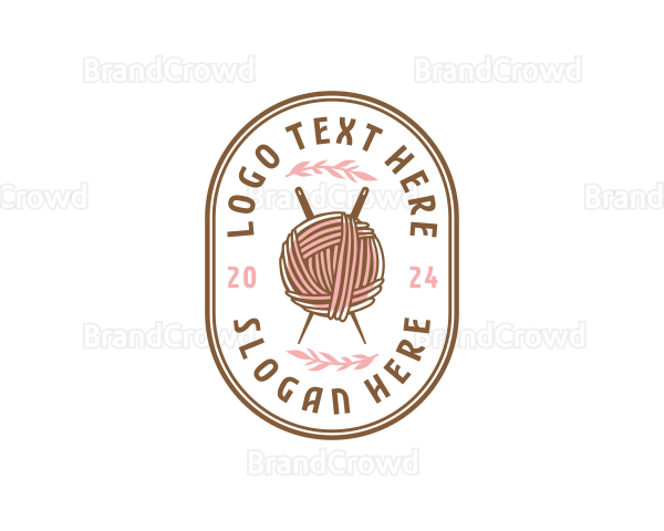 Yarn Thread Crafting Logo