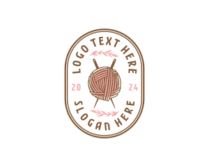 Yarn Thread Crafting Logo