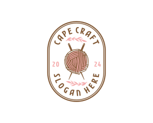 Yarn Thread Crafting logo design