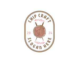 Yarn Thread Crafting logo design