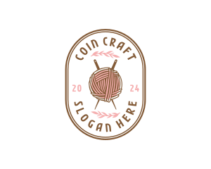 Yarn Thread Crafting logo design