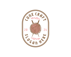 Yarn Thread Crafting logo design