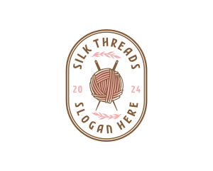 Yarn Thread Crafting logo design