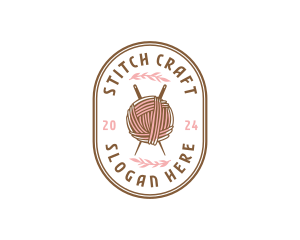 Yarn Thread Crafting logo design