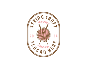 Yarn Thread Crafting logo design