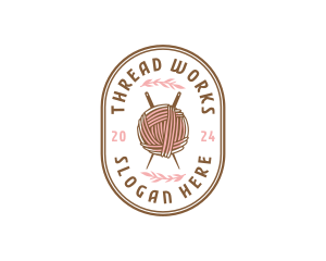 Yarn Thread Crafting logo design