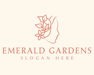 Flower Girl Beauty  logo design