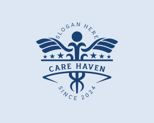 Nursing - Caduceus Healthcare Lab logo design