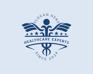 Caduceus Healthcare Lab logo design