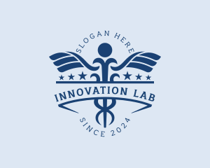 Lab - Caduceus Healthcare Lab logo design