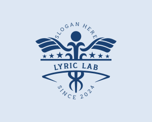 Caduceus Healthcare Lab logo design