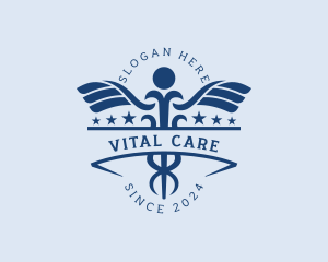 Healthcare - Caduceus Healthcare Lab logo design