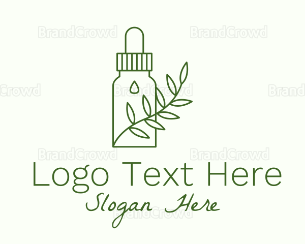 Herbal Medicine Oil Extract Logo