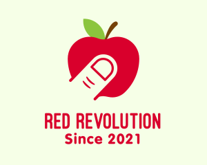 Red Apple Touch logo design